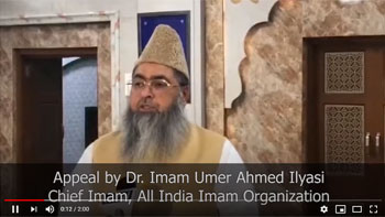 Dr. Imam Umer Ahmed Ilyasi Chief Imam