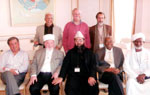 Imam Umer Ahmed Ilyasi, Chief Imam, All India Imam Organization with Imams from different parts of world in a conference in Oxford, United Kingdom 