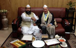ANIL KAPOOR WITH IMAM UMER AHMED ILYASI AT NEW DELHI